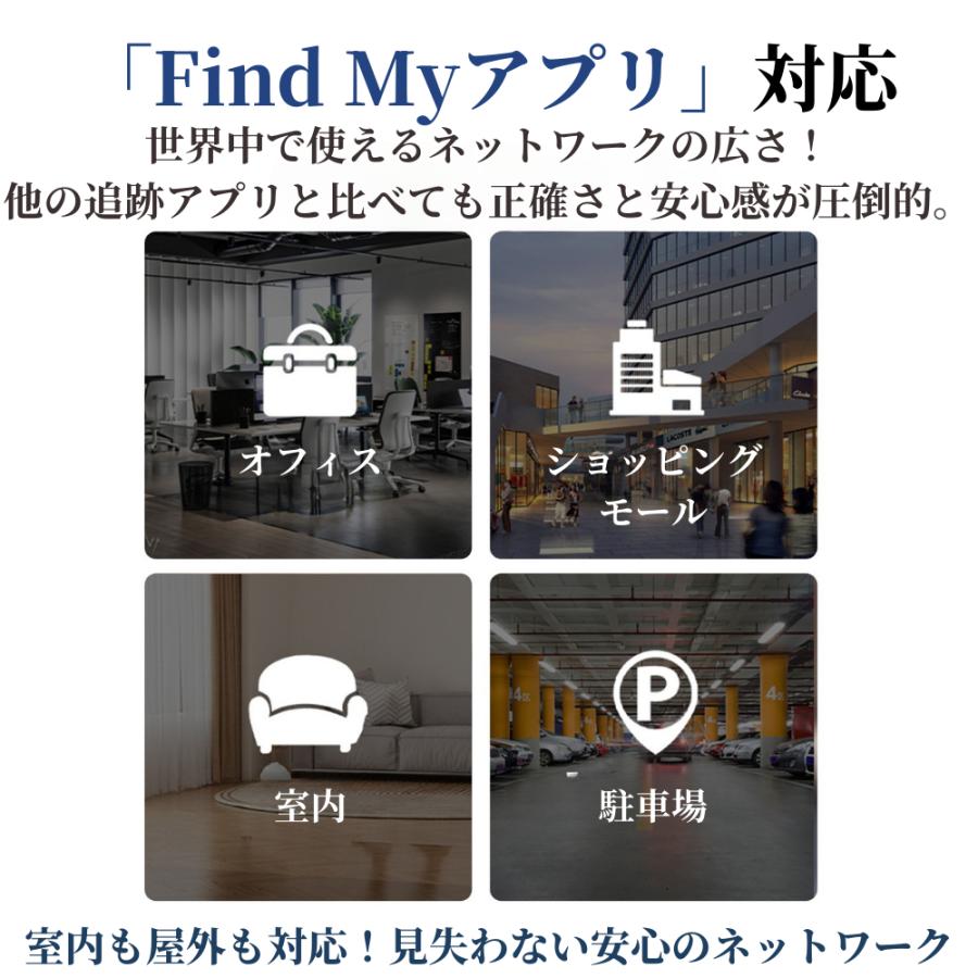 GPSタグ カード iPhone 財布 紛失防止 薄型 スマートタグ 位置情報 見守りタグ 電池式 カード型ケース付き |  | 06