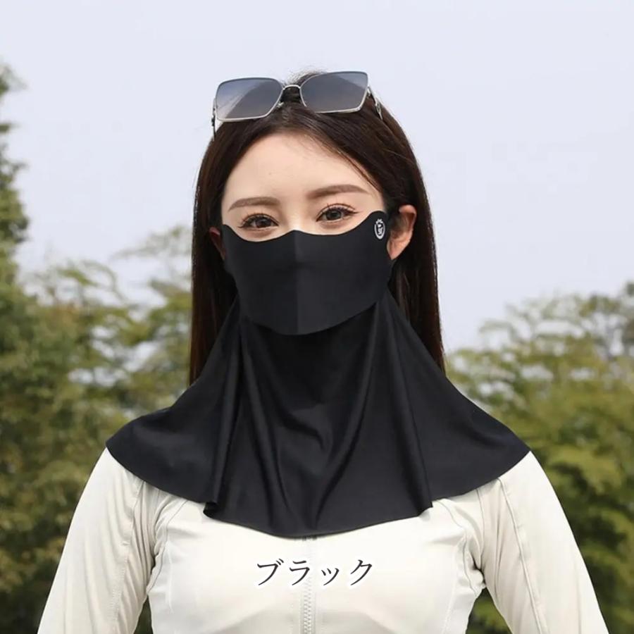 日焼け止めマスク フェイスネックカバー UVカット UPF50+ 接触冷感 首までカバー 夏用 紫外線対策マスク 外さず飲める |  | 01