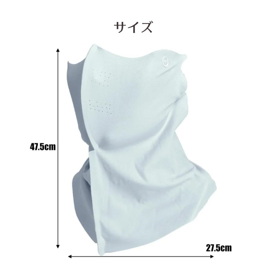 日焼け止めマスク フェイスカバー UVカット UPF50+ 接触冷感 小顔見え 首までカバー 男女兼用 ストレッチ素材 夏用 紫外線対策マスク |  | 16