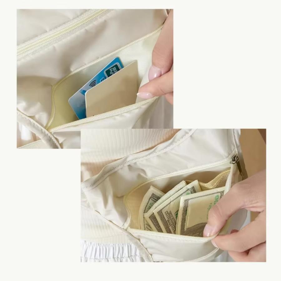セキュリティポーチ 貴重品入れ 薄型 旅行 海外旅行 ウエストポーチ 斜めがけ 服の下 防犯ポーチ パスポート スマホ 仕事 アルバイト フェス |  | 10