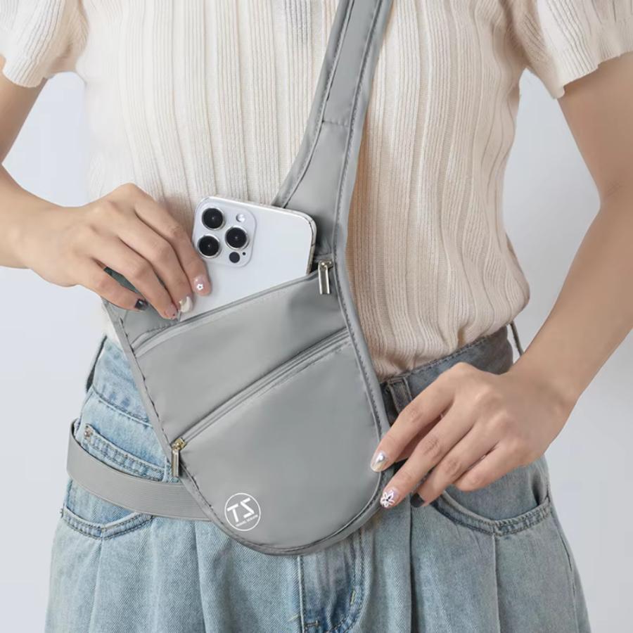 セキュリティポーチ 貴重品入れ 薄型 旅行 海外旅行 ウエストポーチ 斜めがけ 服の下 防犯ポーチ パスポート スマホ 仕事 アルバイト フェス |  | 11
