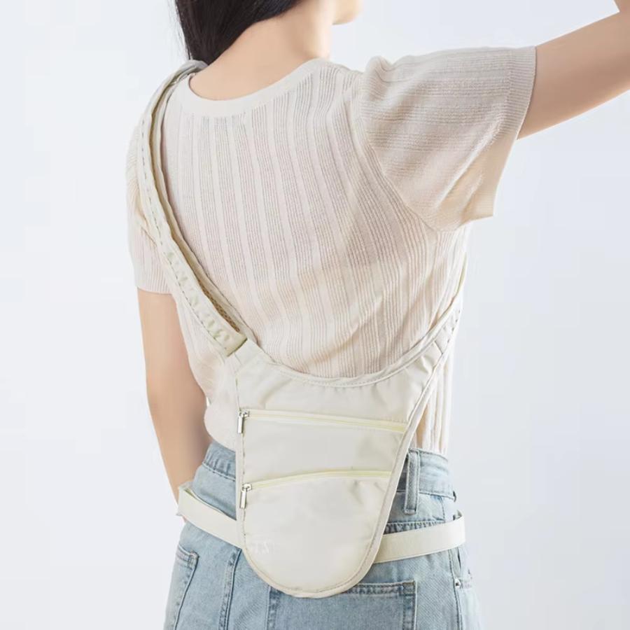 セキュリティポーチ 貴重品入れ 薄型 旅行 海外旅行 ウエストポーチ 斜めがけ 服の下 防犯ポーチ パスポート スマホ 仕事 アルバイト フェス |  | 13