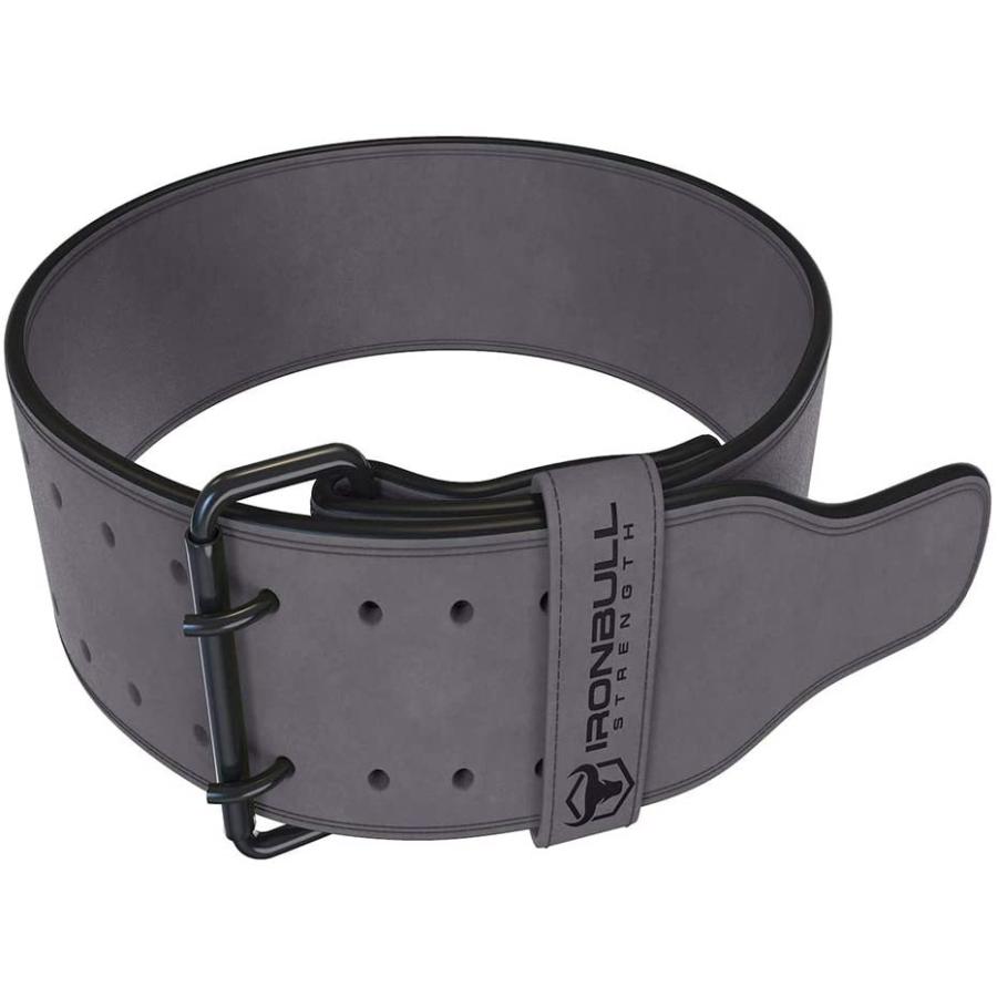 Iron Bull Strength アイアンブル トレーニングベルト 10MM パワーリフティング グレー Large