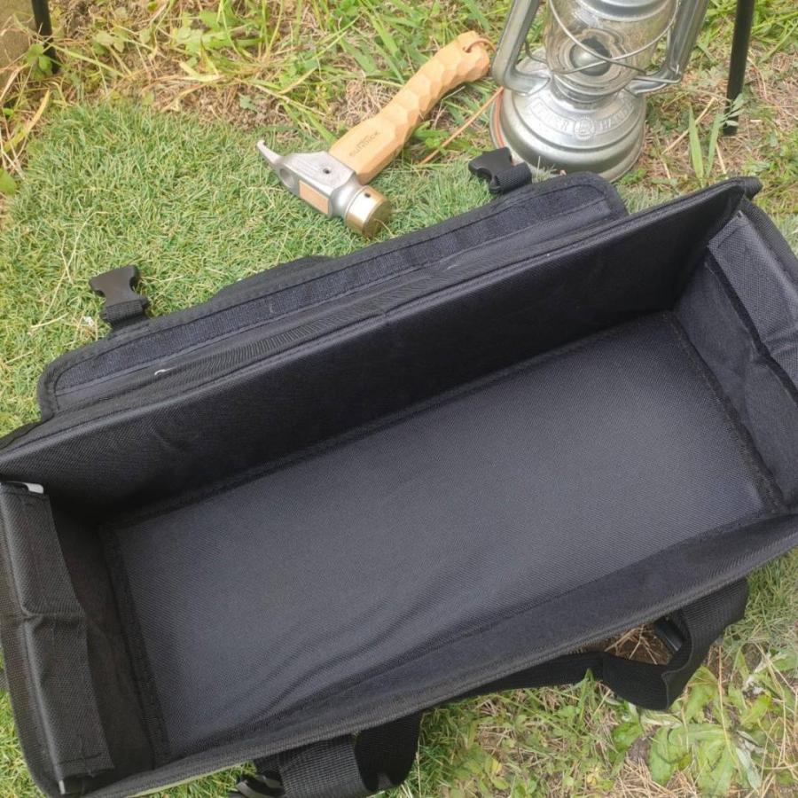 ペグケース 収納ケース 折りたたみ ハードタイプ ツールボックス ギア 折りたたみコンテナ アウトドア キャンプ ブラック |  | 11