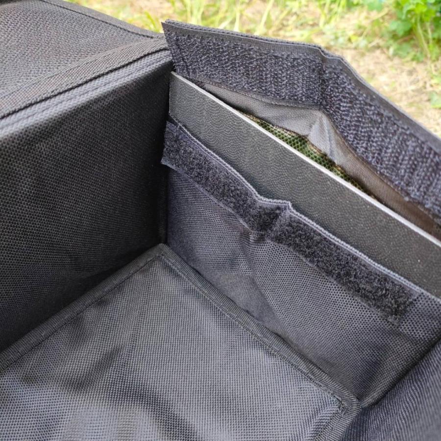 ペグケース 収納ケース 折りたたみ ハードタイプ ツールボックス ギア 折りたたみコンテナ アウトドア キャンプ ブラック |  | 07