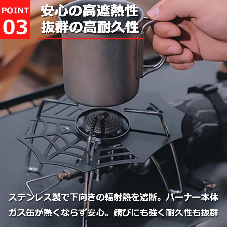 【ST-310】Amazon限定ブラックSOTO ソト新富士　シングルバーナー 遮熱板 SOTO ガスバーナー シングルバーナー ソト ST-310 ヒート