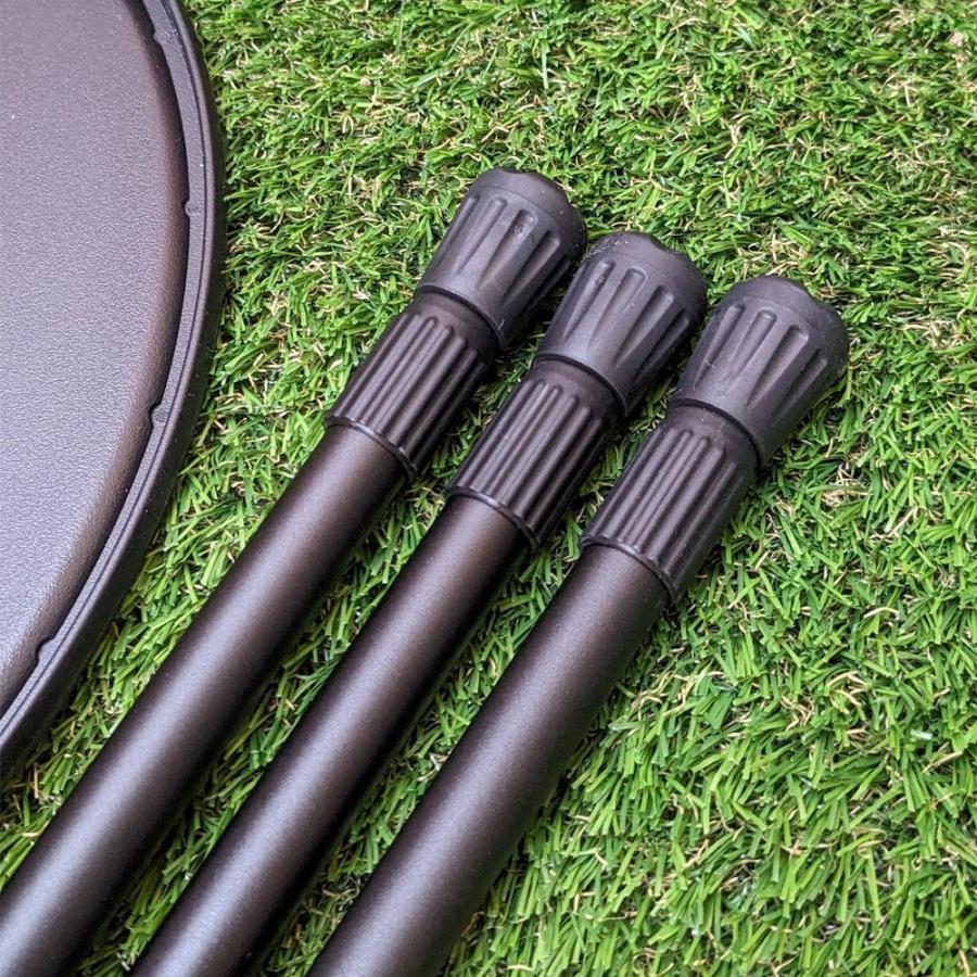 アウトドア テーブル 折り畳み 組立て式 ソロテーブル 丸テーブル 円形テーブル サイドテーブル 高さ調節 木目調 キャンプ |  | 08