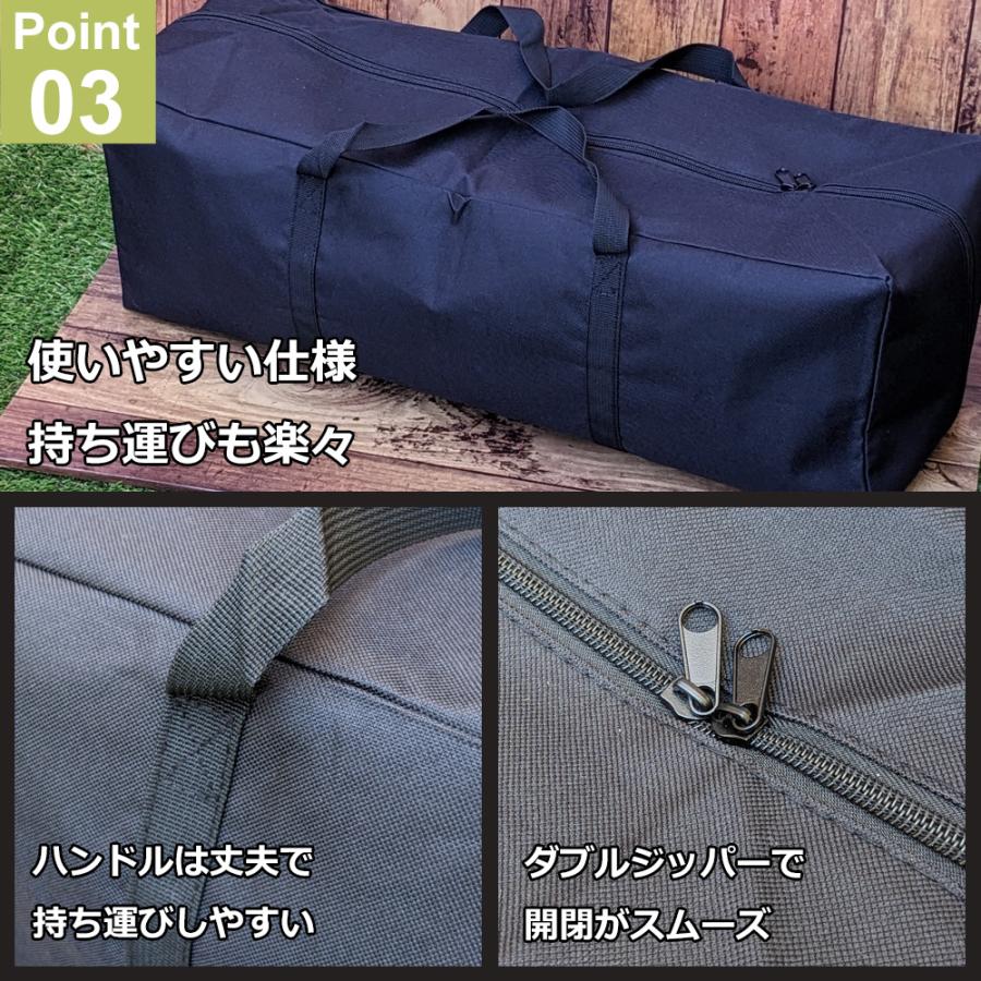 テントポールケース テントポールバッグ タープポールケース 80x20cm