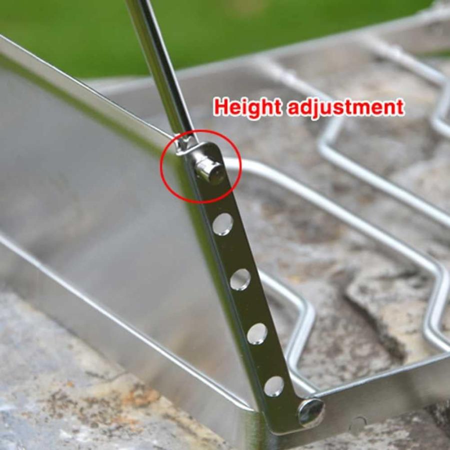 クッカースタンド バーナー五徳 ポータブル 折りたたみ式 焚き火台