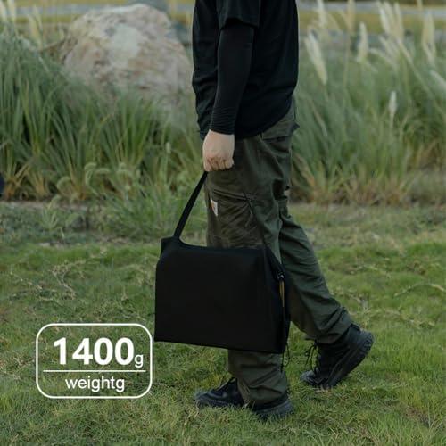 アウトドア テーブル ソロテーブル サイドテーブル ミニテーブル 折りたたみ キャンプ アルミ 48x40x37.5cm 軽量 40kg 耐荷重 グリーン_8