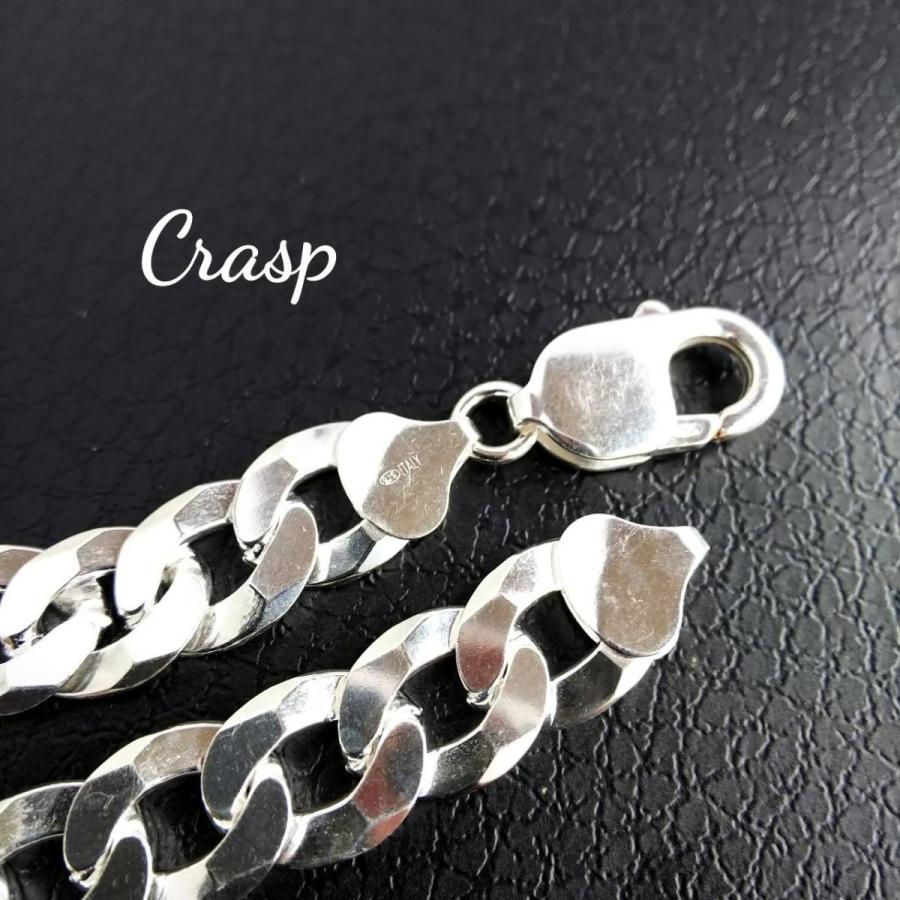 シルバー 925 イタリアン シルバー 喜平チェーン ブレスレット イタリア 10mm 6面カット 新品 送料無料 s20200120027