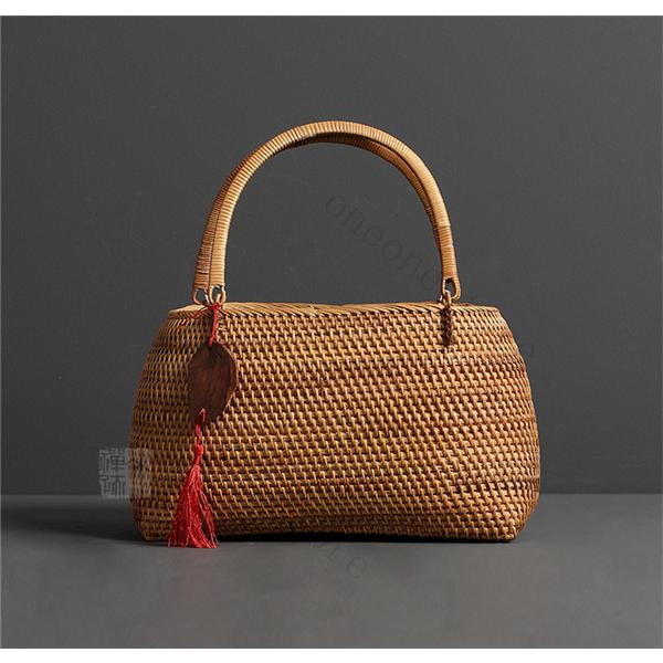 国際ブランド バスケット 収納かご 藤籠 編み 取っ手 持ち手 手作りトートバスケット 自然の良品 花火着物かご 安いそれに目立つ Readbox Es