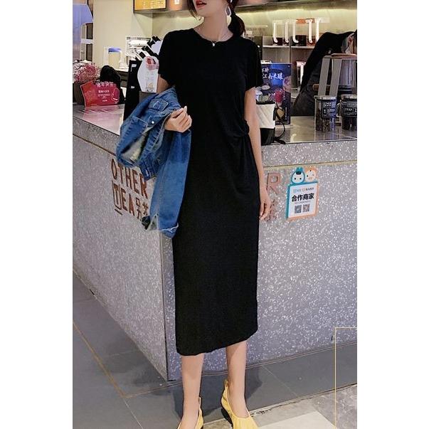 ロングワンピース 大きいサイズ マキシ丈 ワンピース 韓国 ファッション レディース ロングスカート Jm4264 保証書付