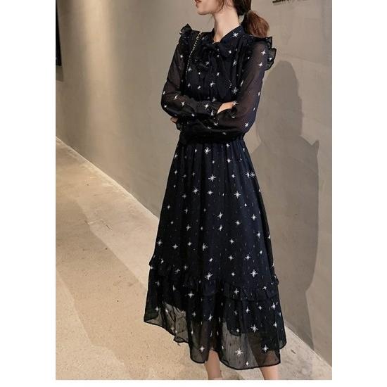 ロングワンピース ワンピ 韓国 コーデ きれいめ 冬 秋冬 秋 40代 30代 ドット柄 マキシ丈 ロング丈 大きいサイズ 赤 カジュアル オフィス きれいめ 通勤 De ワンピの里 通販 Yahoo ショッピング