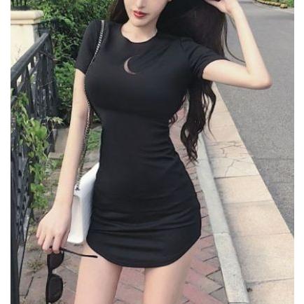 Tシャツ ワンピース タイトワンピース ミニ丈 レディース ワンピース 夏 韓国 ファッション レディース Jm43 Jm43 ワンピの里 通販 Yahoo ショッピング