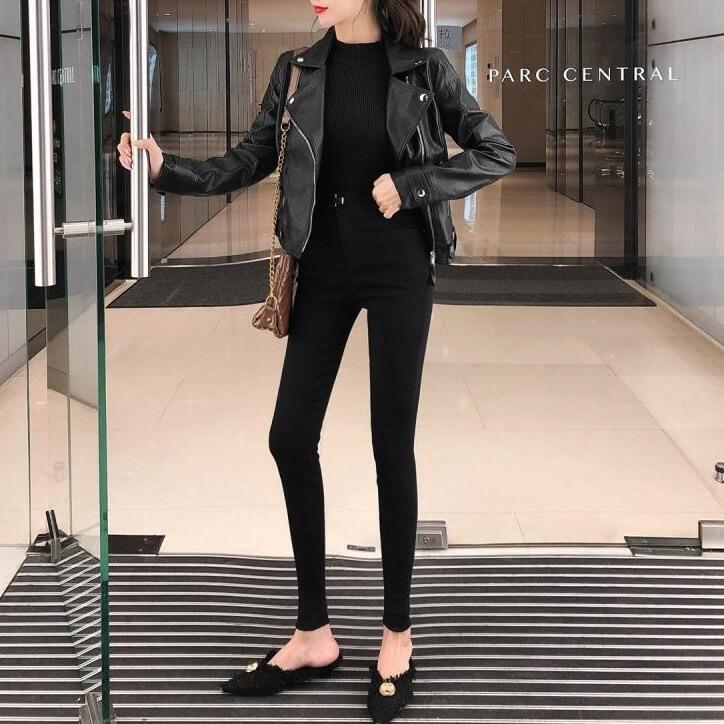 ジャケット デニム レディース アウター Gジャン ジージャン 春 春夏 無地 ライダースジャケット カッコいい きれいめ シンプル 長袖 ライダース タイト Jn140 ワンピの里 通販 Yahoo ショッピング