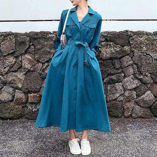 トレンチコート ロングコート コート レディース 冬 40代 きれいめ 30代 代 ベーシック フレア 無地 フォーマル おしゃれ 大人 可愛い ２０１３新発