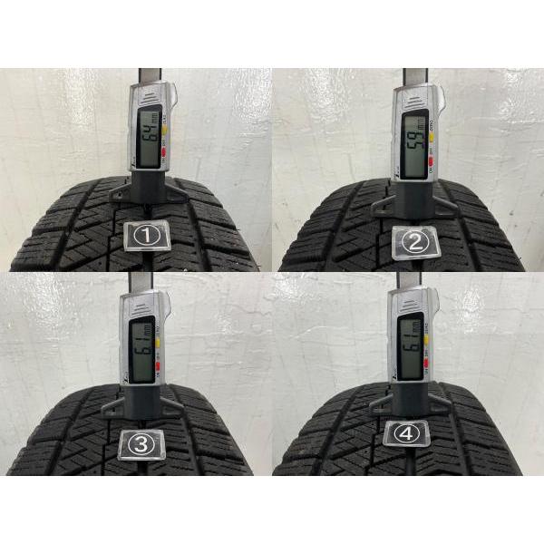 中古タイヤ 4本セット 175/65R15 84Q ブリヂストン BLIZZAK VRX2 冬 スタッドレス 175/65/15 インサイト/ヴィッツ   b13327の画像