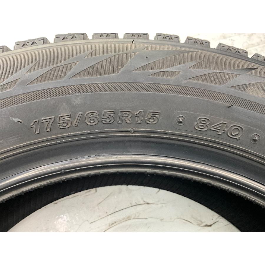 中古タイヤ 4本セット 175/65R15 84Q ブリヂストン BLIZZAK VRX2 冬 スタッドレス 175/65/15 インサイト/ヴィッツ   b13327の画像