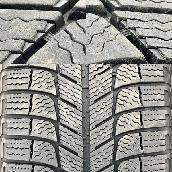 中古タイヤ 2本セット 225/55R17 101H ミシュラン X-ICE3+  冬 スタッドレス 225/55/17 XVハイブリッド/フォレスター   b12054の画像