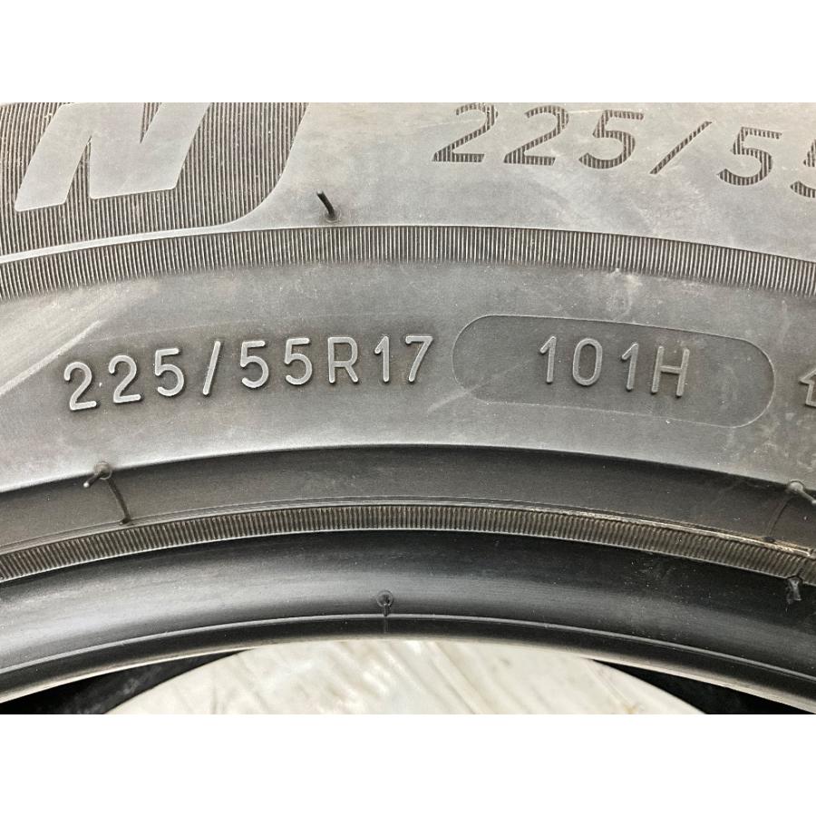 中古タイヤ 2本セット 225/55R17 101H ミシュラン X-ICE3+  冬 スタッドレス 225/55/17 XVハイブリッド/フォレスター   b12054の画像