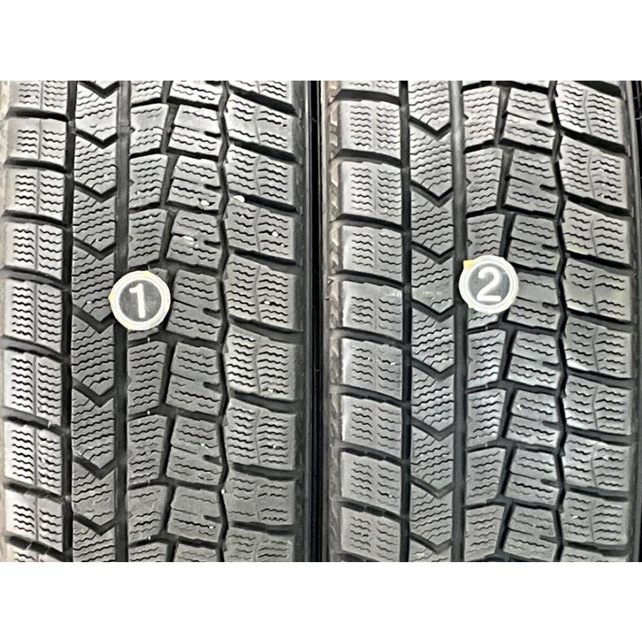 中古タイヤ 4本セット 175/65R15 84Q ダンロップ WINTERMAXX  WM02 冬 スタッドレス 175/65/15 ヴィッツ/キューブ   b10961の画像
