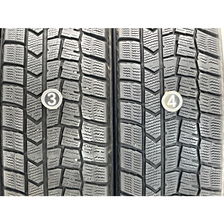 中古タイヤ 4本セット 175/65R15 84Q ダンロップ WINTERMAXX  WM02 冬 スタッドレス 175/65/15 ヴィッツ/キューブ   b10961の画像