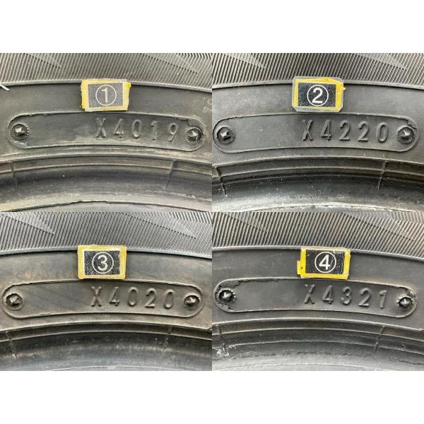 中古タイヤ 4本セット 175/65R15 84Q ダンロップ WINTERMAXX  WM02 冬 スタッドレス 175/65/15 ヴィッツ/キューブ   b10961の画像