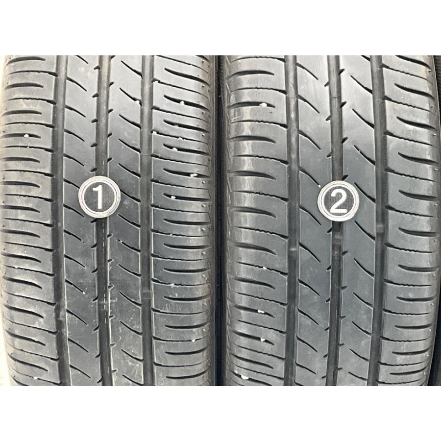 中古タイヤ 4本セット 165/55R14 72V トーヨー NANOENERGY 3  夏 サマー 165/55/14 ザッツ/バモス   b5359｜onepiecetire｜03