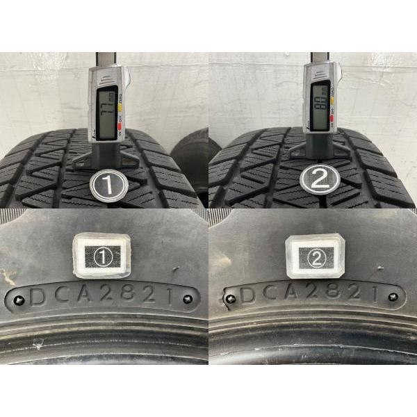 ブリザック DMーV3 中古タイヤ 2本セット 225/65R17 102Q ブリヂストン