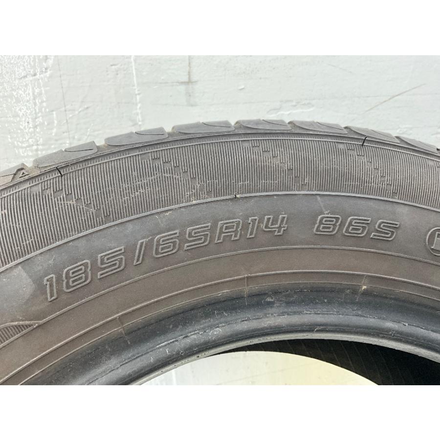 中古タイヤ 4本セット 185/65R14 86S ダンロップ ENASAVE EC204 夏 サマー 185/65/14 オルティア   b6380｜onepiecetire｜08