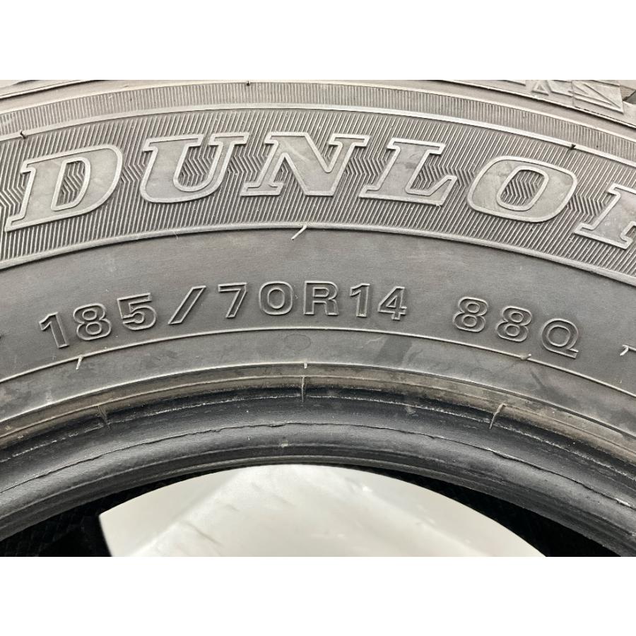 中古タイヤ 4本セット 185/70R14 88Q ダンロップ WINTERMAXX WM01 冬  