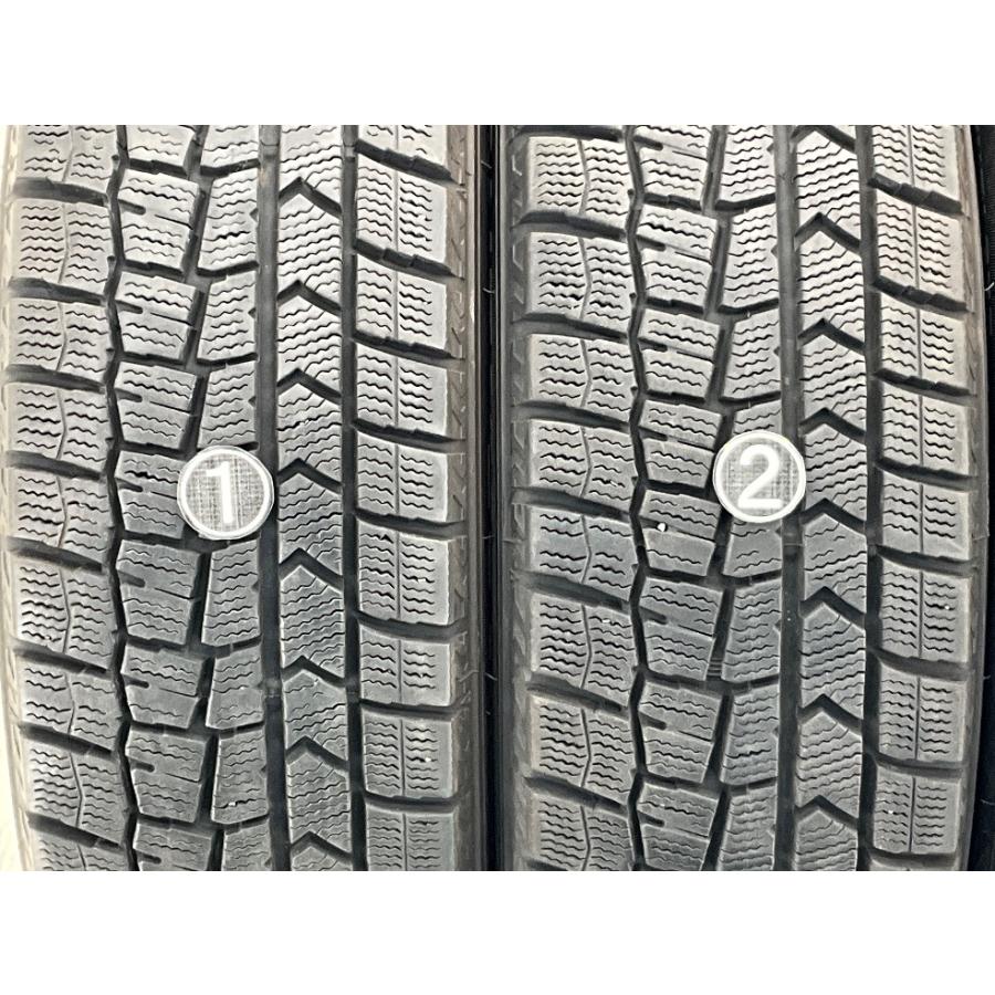 中古タイヤ 4本セット 175/65R15 84Q ダンロップ WINTERMAXX  WM02  冬 スタッドレス 175/65/15 インサイト/ヴィッツ   b12293の画像