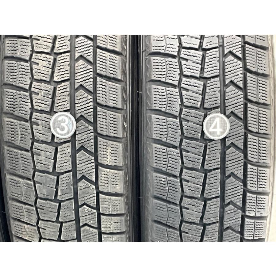 中古タイヤ 4本セット 175/65R15 84Q ダンロップ WINTERMAXX  WM02  冬 スタッドレス 175/65/15 インサイト/ヴィッツ   b12293の画像