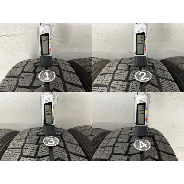 中古タイヤ 4本セット 175/65R15 84Q ダンロップ WINTERMAXX  WM02  冬 スタッドレス 175/65/15 インサイト/ヴィッツ   b12293の画像
