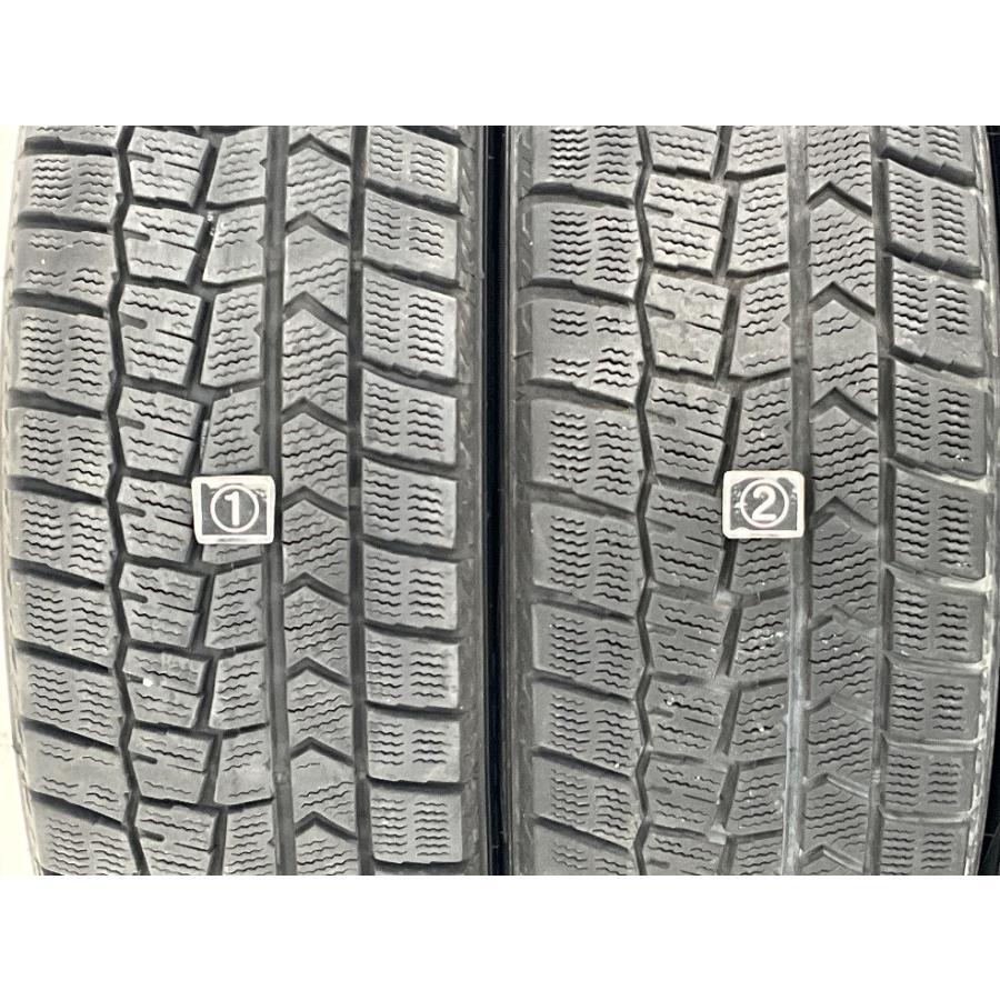 中古タイヤ 4本セット 185/60R15 84Q ダンロップ WINTERMAXX WM02 冬 スタッドレス 185/60R15 フィット/インサイト/グレイス b10317の画像