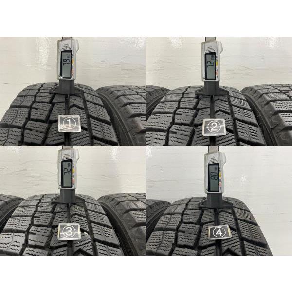 中古タイヤ 4本セット 175/65R15 84Q ダンロップ WINTERMAXX  WM02 冬 スタッドレス 175/65/15 クーパー/ラティオ   b6331｜onepiecetire｜06