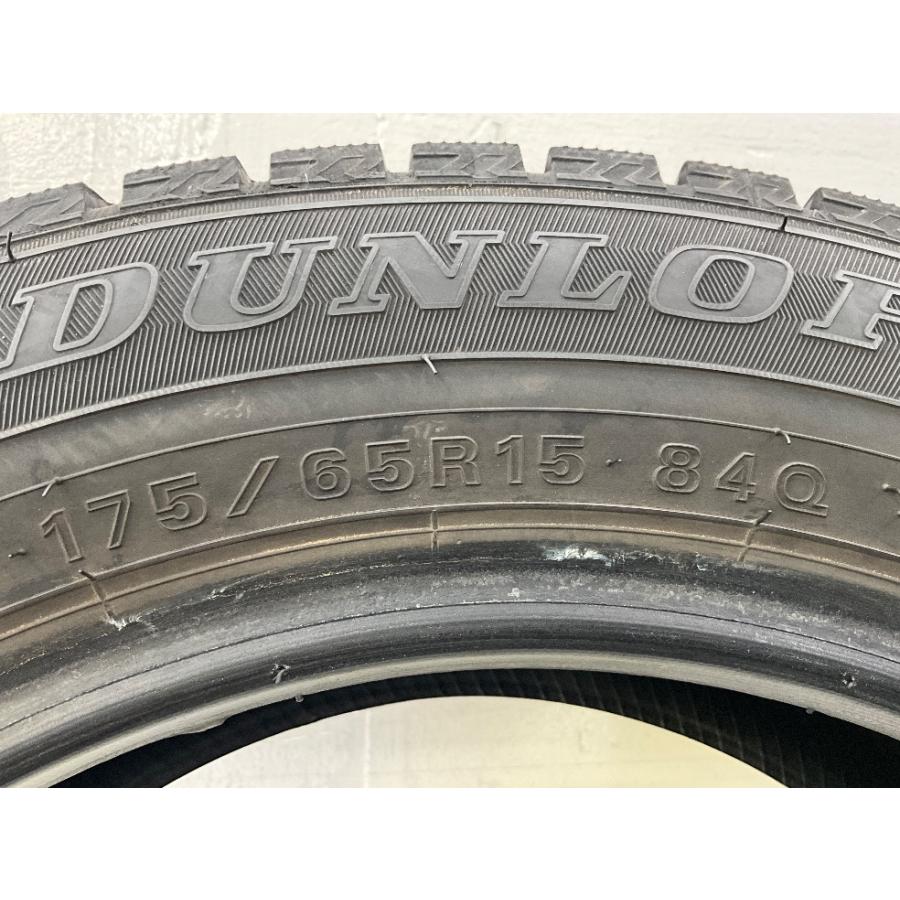 中古タイヤ 4本セット 175/65R15 84Q ダンロップ WINTERMAXX  WM02 冬 スタッドレス 175/65/15 クーパー/ラティオ   b6331｜onepiecetire｜08