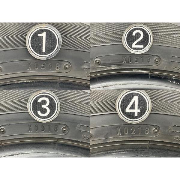 DUNLOP 中古タイヤ 4本セット 185/60R15 84Q ダンロップ