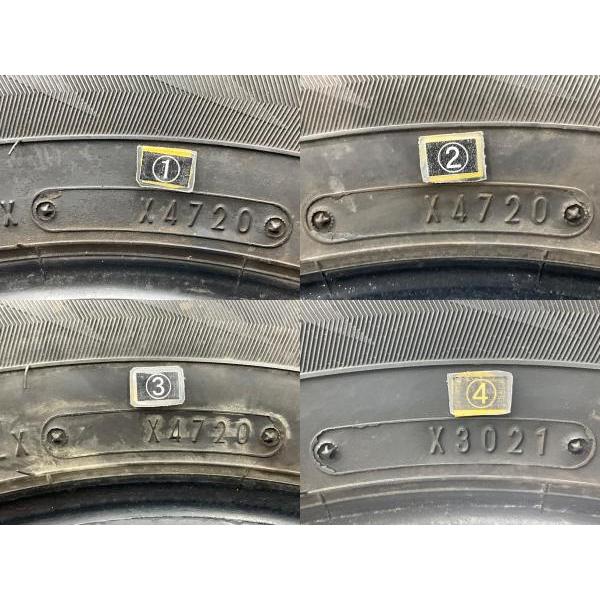 中古タイヤ 4本セット 185/65R15 88Q ダンロップ WINTERMAXX WM02 冬 スタッドレス 185/65/15 シルフィ/プレミオ   b14312の画像