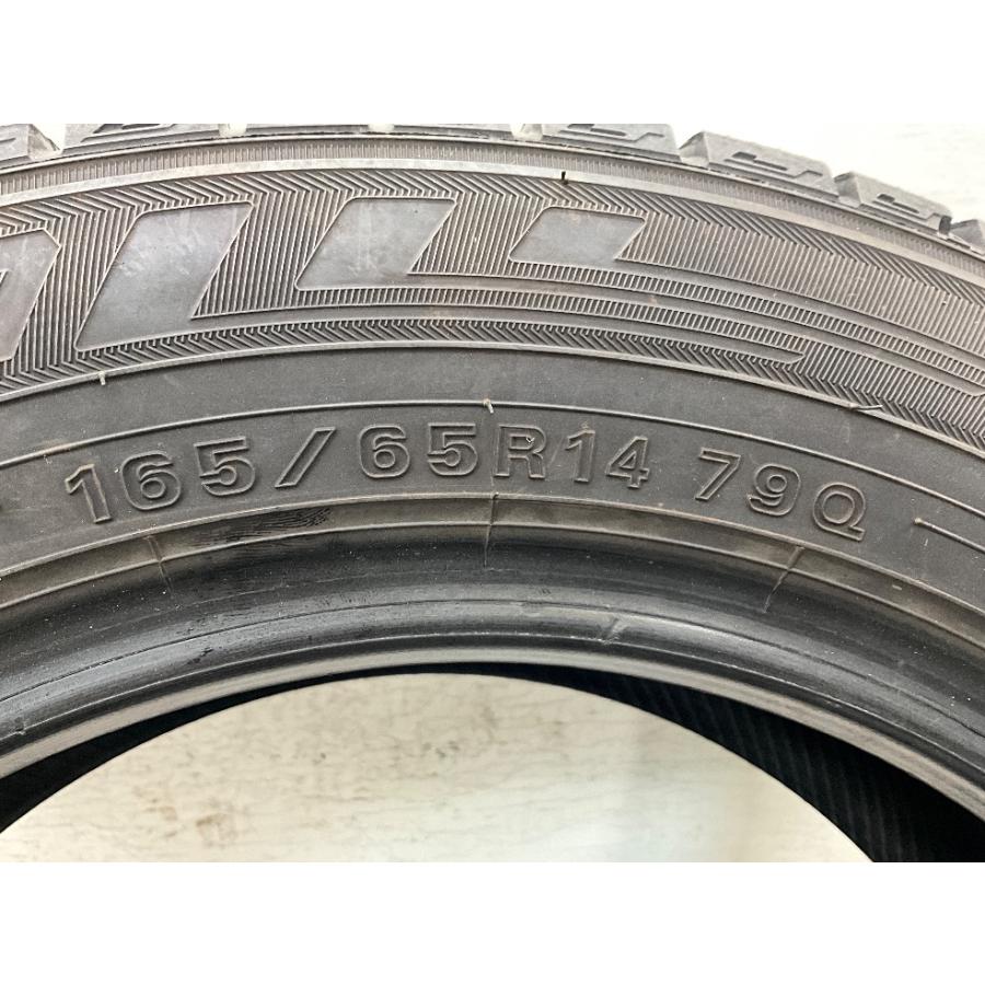 中古タイヤ 4本セット 165/65R14 79Q ダンロップ WINTERMAXX 03 WM03 冬 スタッドレス 165/65/14 タンク/ディアス ワゴン  b15734の画像