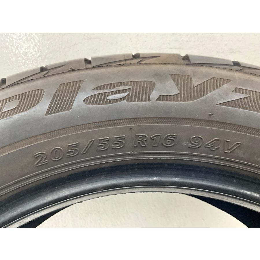 Playz 中古タイヤ 2本セット 205/55R16 94V ブリヂストン PLAYZ PX