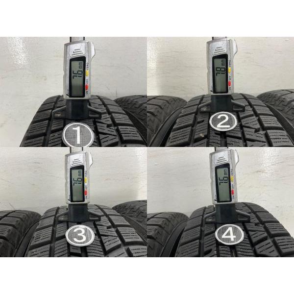 中古タイヤ 4本セット 165/70R14 81Q ヨコハマ ICE GUARD IG50 PLUS 冬 スタッドレス 165/70/14 ヴィッツ/スペイド   b14917の画像