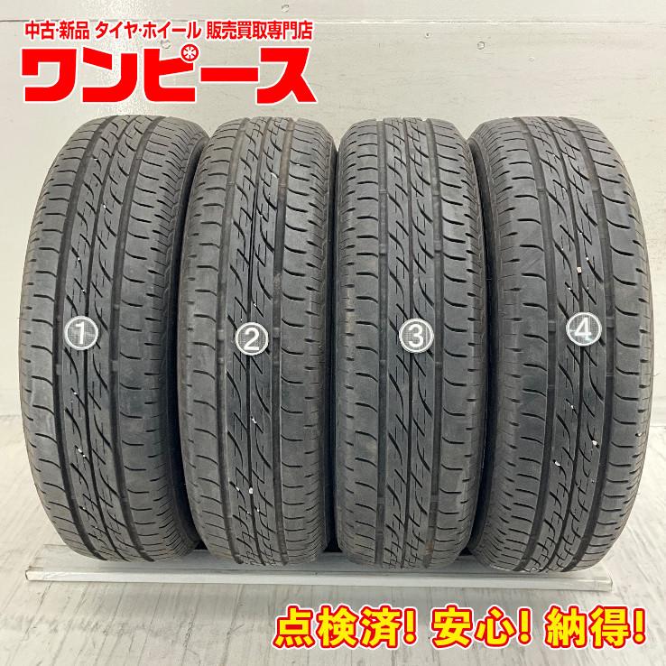BRIDGESTONE 155/65 R14 タイヤ　4本セット　中古 BRIDGESTONE（ブリヂストン） 中古タイヤ 4本セット 155/65R14 75S
