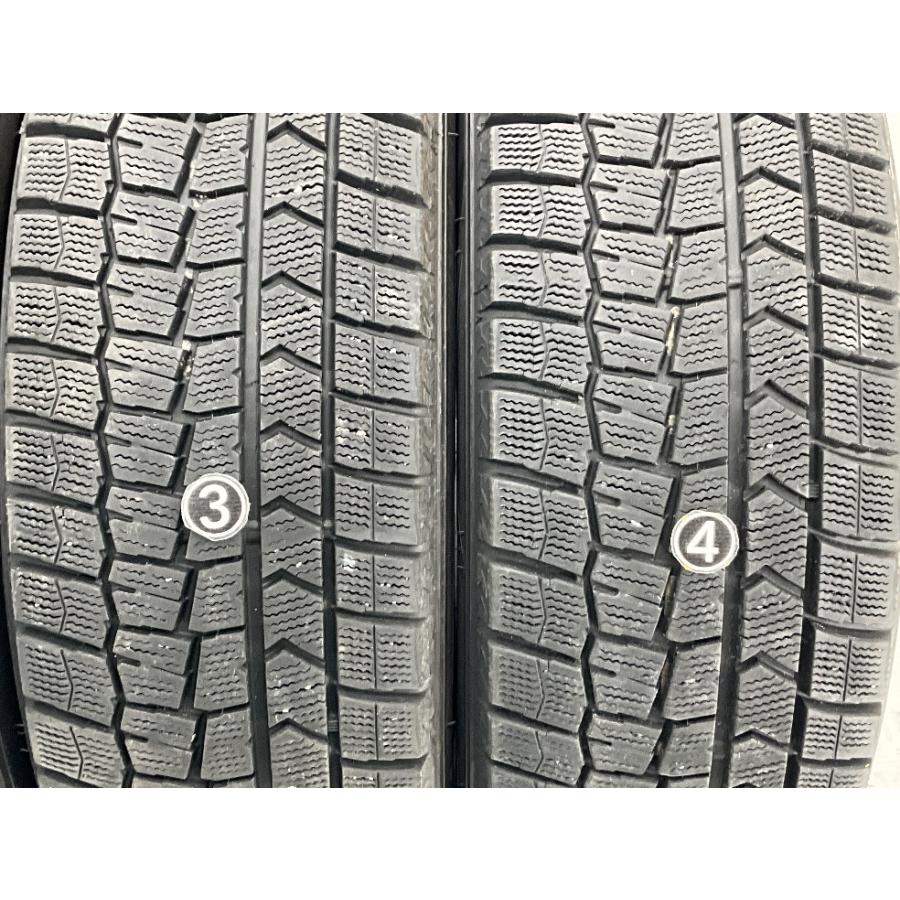 中古タイヤ 4本セット 215/60R16 95Q ダンロップ WINTERMAXX  WM02 冬 スタッドレス 215/60/16 フォレスター   b5825｜onepiecetire｜04