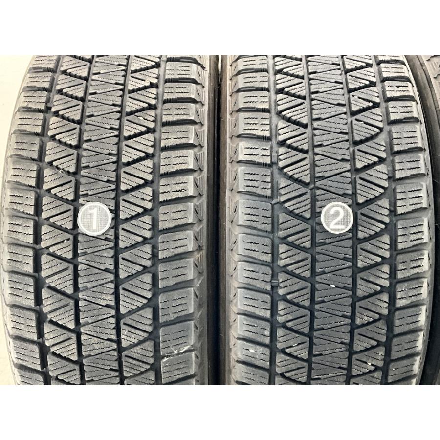送料無料 BRIDGESTONE ブリヂストン 225/60R17 99Q BLIZZAK DM-V3 冬タイヤ スタッドレスタイヤ 4本セット [ W2574 ] 【中古タイヤ】 ブリザック DMーV3 中古タイヤ 4本セット 225/60R17 99Q ブリヂストン