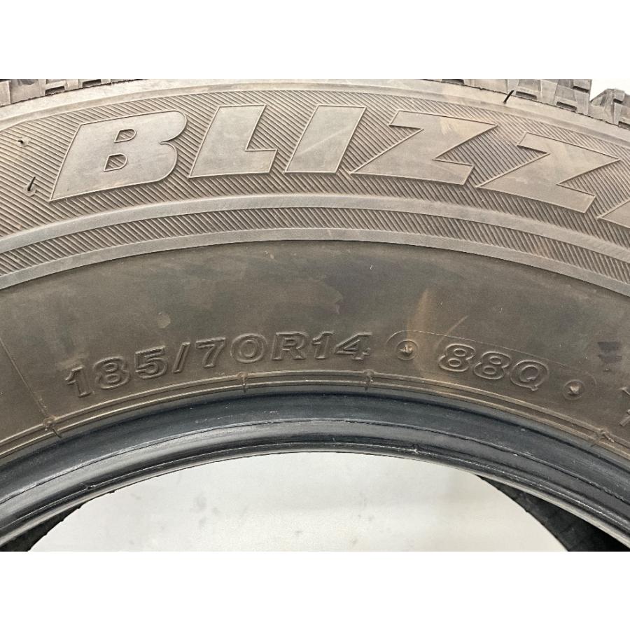 中古タイヤ 4本セット 185/70R14 88Q ブリヂストン BLIZZAK VRX 冬 スタッドレス 185/70/14 プレミオ/アリオン   b5193｜onepiecetire｜08