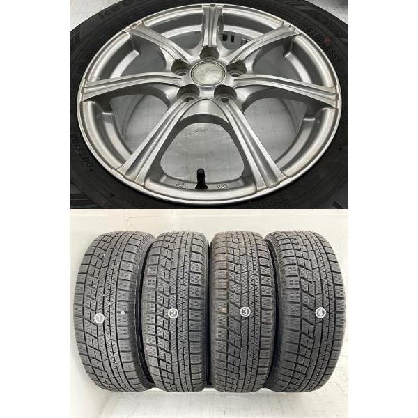 中古タイヤホイールセット 195/65R15 91Q 15インチ 15×6J +45 5穴 