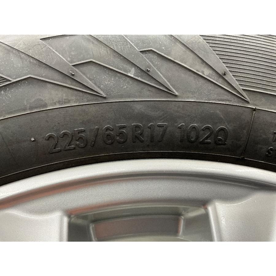 中古タイヤホイールセット 225/65R17 102Q  17インチ 17×7J +39 5穴 PCD114.3 トーヨー JOKER(トヨタ車用) スタッドレス d617｜onepiecetire｜08