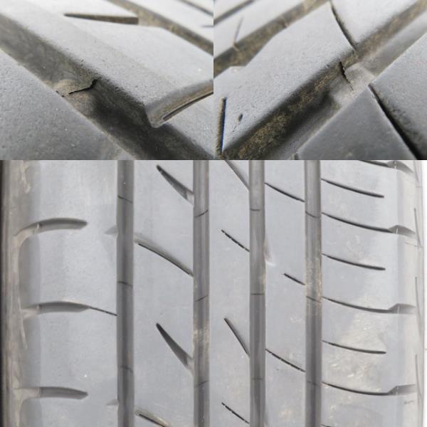 中古タイヤ ホイールセット 225/55R17 97W 17インチ 17x7J +45 5穴 PCD114.3 ブリヂストン 夏 送料無料（沖縄、離島除く）a14741｜onepiecetire｜04